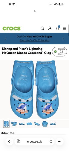 Crocs cars saetta mcqueen - cars,
