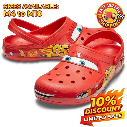 Nuovo crocs lightning mcqueen - nuovo,