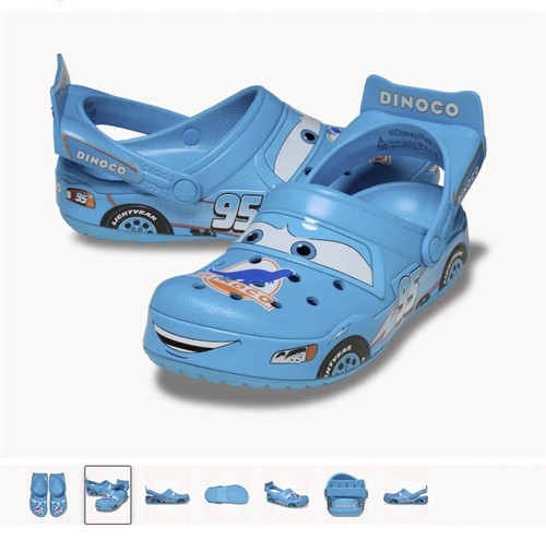 Dinoco saetta mcqueen crocs - dinoco,
